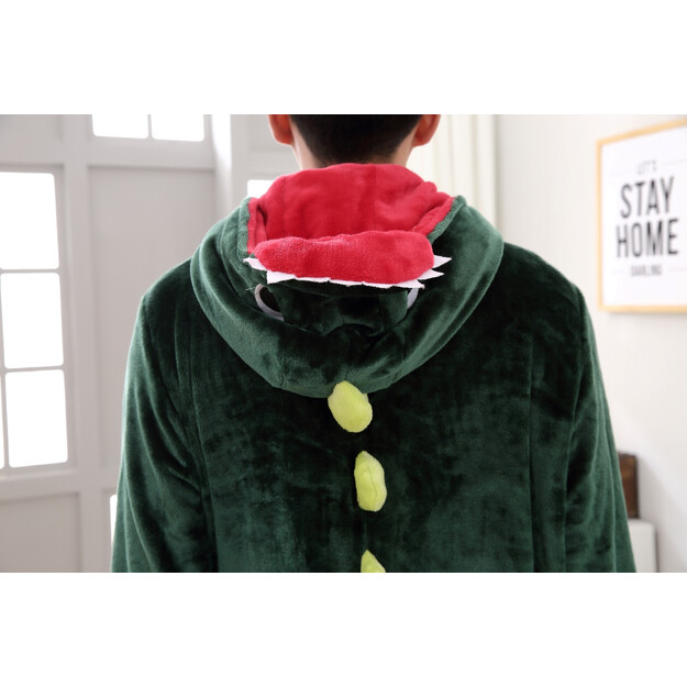 Įsijunk į linksmybes su mūsų suaugusiųjų dinozaurų pliušiniu kostiumu!