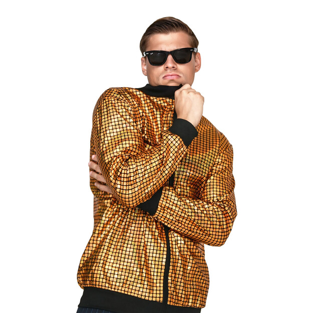 Disko tyylisen kultainen \