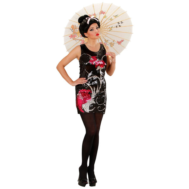 Blizganti suknelė su gėlėmis moterims