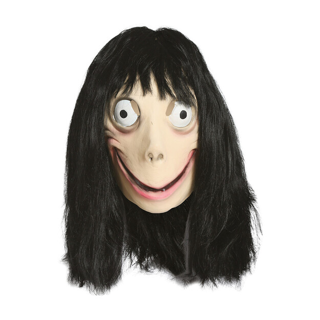 Interneto mergaitės lateksinė kaukė