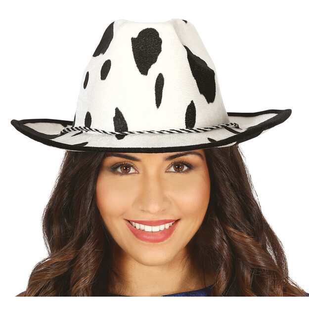 Aksominė kaubojiška skrybėlė