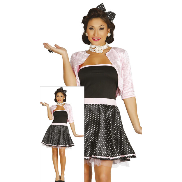 50-ųjų stiliaus kostiumas moterims