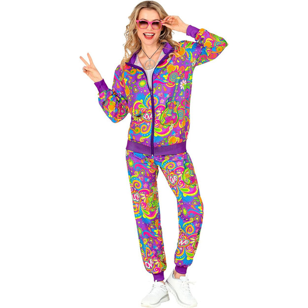 Krāsaina Ziedu Spēks: Retro Hipiju Tērps Pieaugušajiem