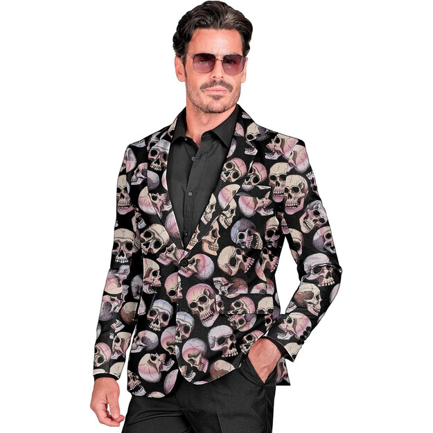 Julge ja Terav: Meeste Koljuprintsiga Jakk