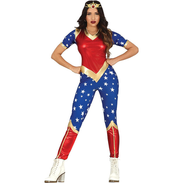 Super žvaigždės herojės kostiumas moterims