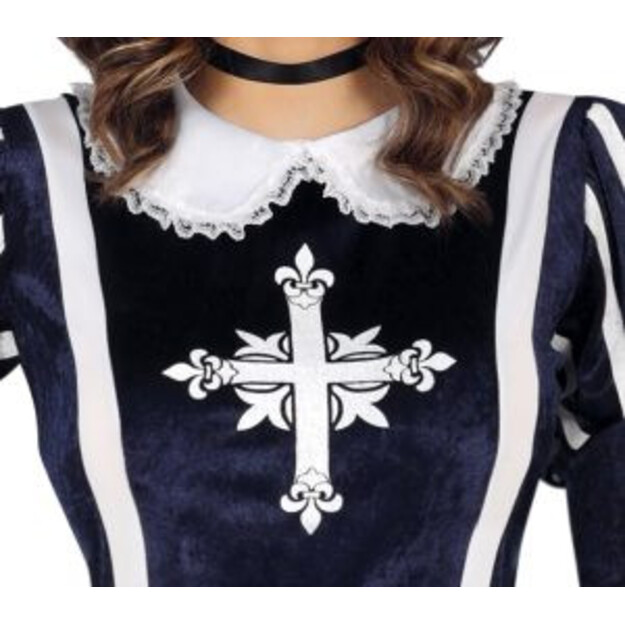 Sininen Muskettisoturiasu naisille