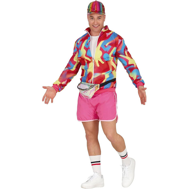 80\'s Skrējējs Kostīms Vīriešiem