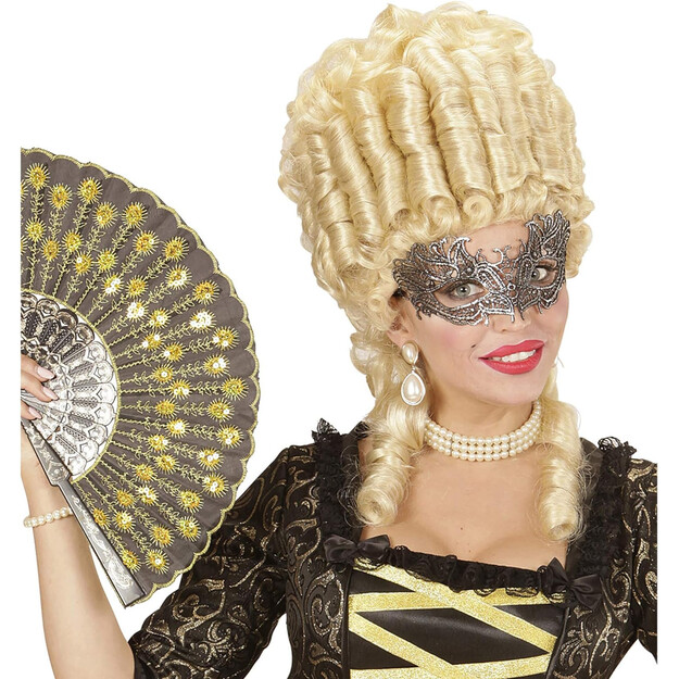 Išskirtinė senovinė sidabrinė nėrinių akių kaukė: amžinas elegancijos simbolis