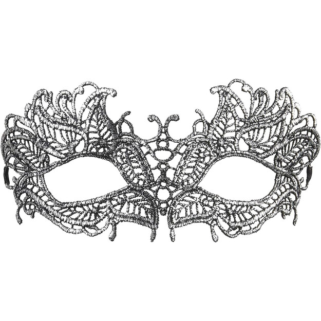 Išskirtinė senovinė sidabrinė nėrinių akių kaukė: amžinas elegancijos simbolis