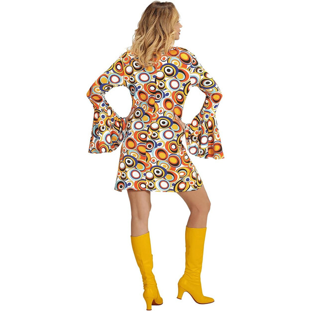 Apkabinkite retro stilių: ikoniški 70-ųjų groovy suknelės moterims