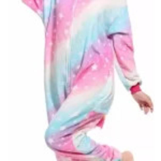 Magiški dryžuoti vienaragiai pliušiniai kostiumai vaikams ir suaugusiems: Apsupti žavesio!