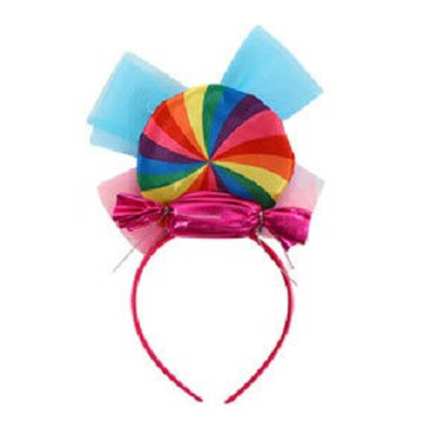 Lumoava karkkimaan prinsessan mekko tytöille