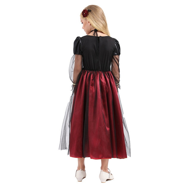 Mergaičių vampyro kostiumas