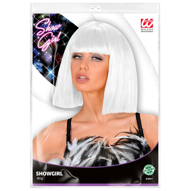 Baltas perukas moterims