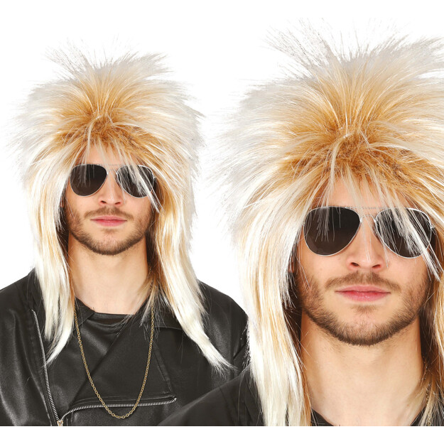 Šviesus rokerio perukas