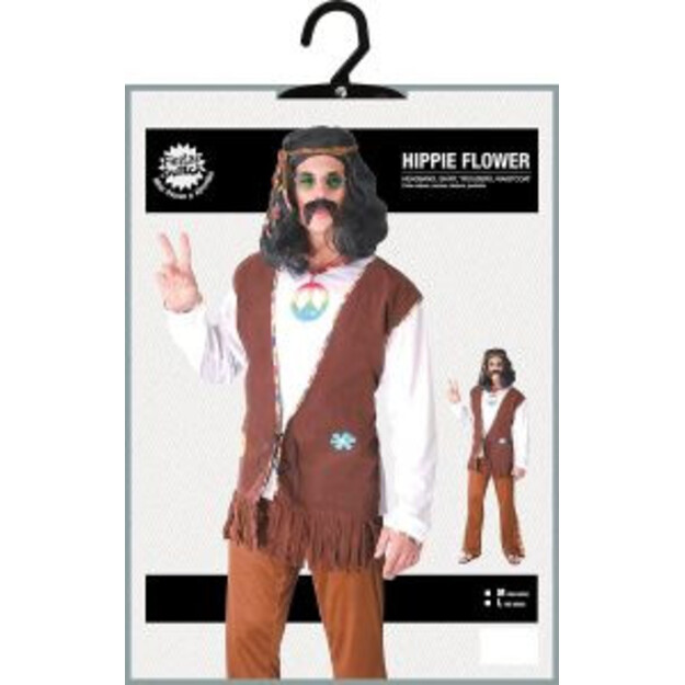 60-ųjų Hipių Kostiumas Vyrams