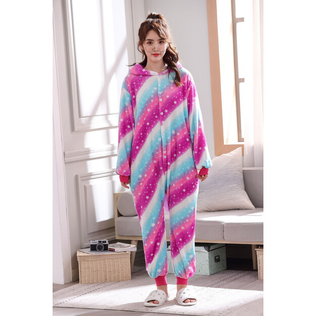 Burvīgi svītraini vienradžu plīša kostīmi bērniem un pieaugušajiem – Apburoši šarmanti!