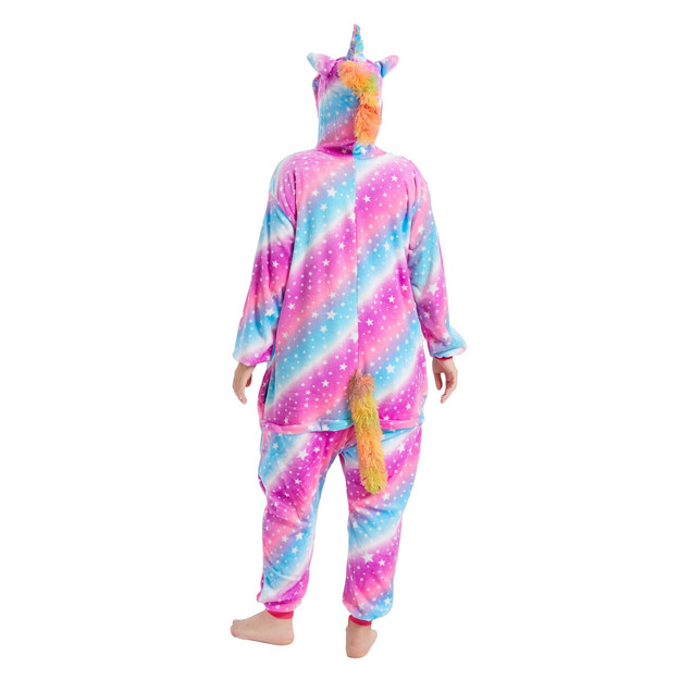 Burvīgi svītraini vienradžu plīša kostīmi bērniem un pieaugušajiem – Apburoši šarmanti!