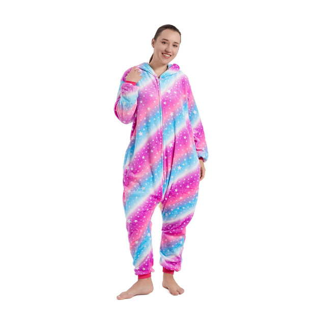 Burvīgi svītraini vienradžu plīša kostīmi bērniem un pieaugušajiem – Apburoši šarmanti!