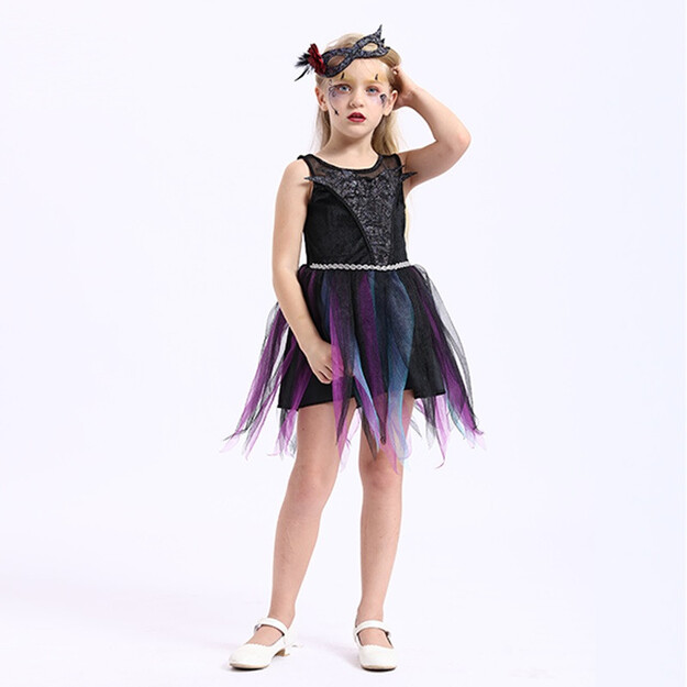 Mergaičių raganos kostiumas