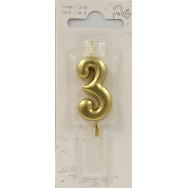Žvakė numeris 3 tortui