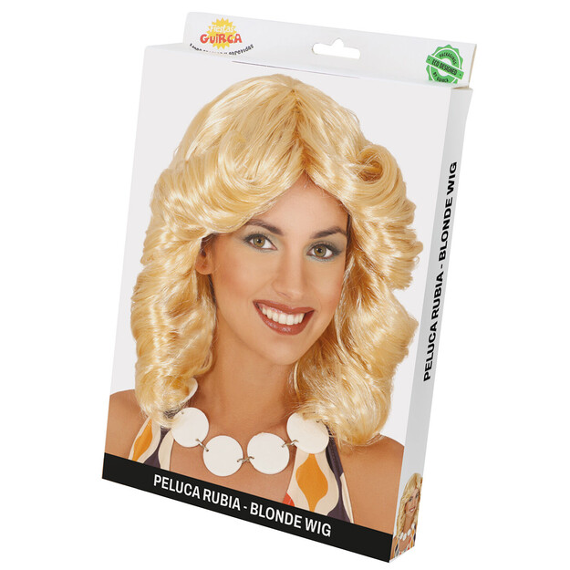 Šviesių plaukų perukas