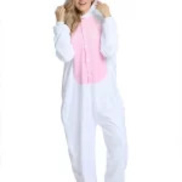 Magiškas vienaragis pliušinis kombinezonas suaugusiems: Apsigyvenkite savo vidinę fantaziją!