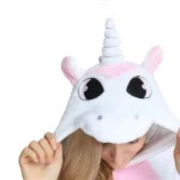 Magiškas vienaragis pliušinis kombinezonas suaugusiems: Apsigyvenkite savo vidinę fantaziją!