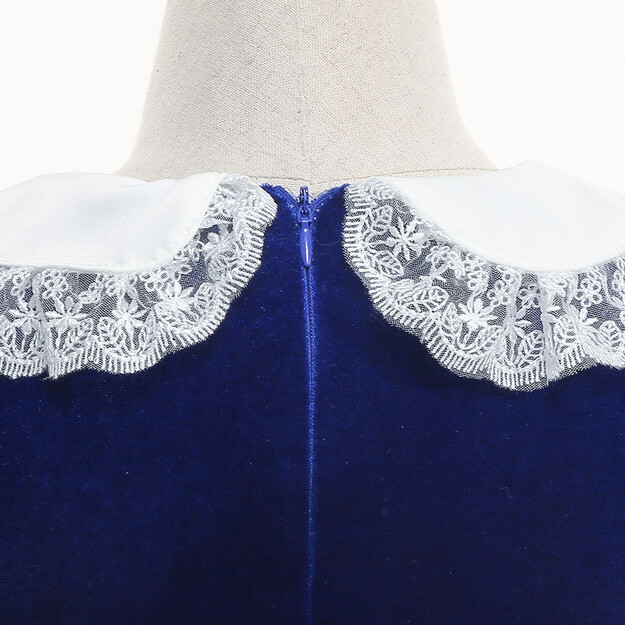 Burvīga dzeltena un melna princeses kleita mazām meitenēm