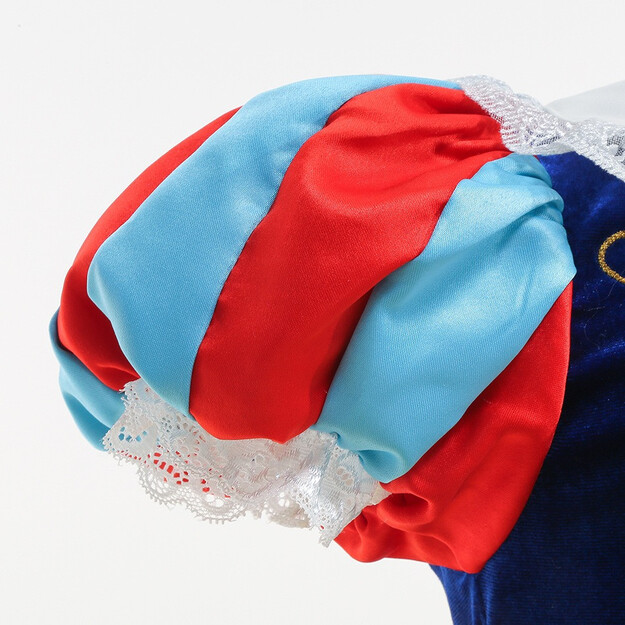 Burvīga dzeltena un melna princeses kleita mazām meitenēm