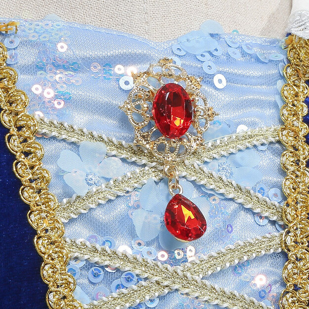 Burvīga dzeltena un melna princeses kleita mazām meitenēm